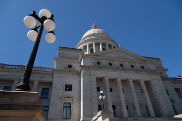 Arkansas state capitol building.