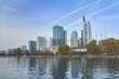 Stunning view of Frankfurt am Main, Germany, on a sunny day