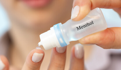 Poster - Menthol Medical Drops