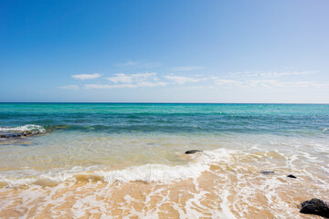Wall Mural - sandy summer sea beach