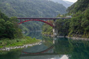 Wall Mural - Beautiful wulai landscape in Taiwan