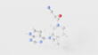 tofacitinib molecule 3d, molecular structure, ball and stick model, structural chemical formula small molecule disease-modifying antirheumatic drugs