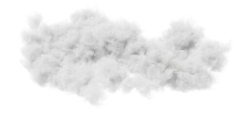 Wall Mural - Cumulus and fluffy cloud shape with isolated on transparent background - PNG file, 3D rendering illustration, Clip art, cut out and sky elements