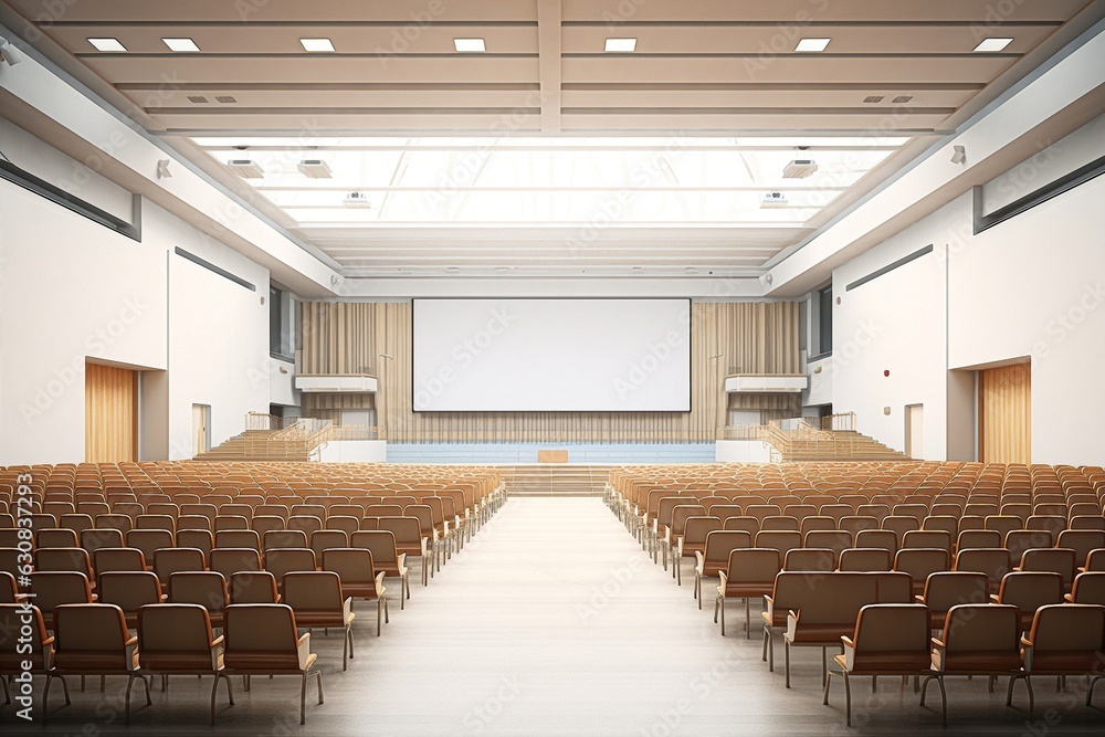 Empty Assembly Hall.