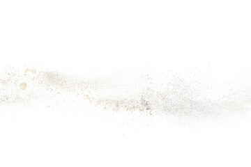 Wall Mural - freeze motion of golden powder exploding or throwing golden powder.