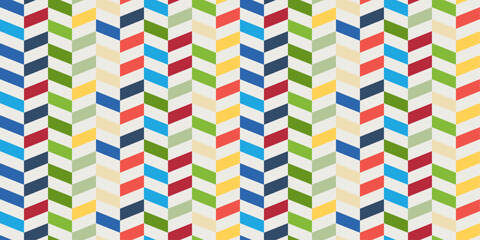 Poster - Chess colored rectangles, slightly diagonally located. Pattern for textiles, pillows, clothes, background, packaging, notepads. Seamless and stylish.