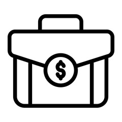 briefcase line icon