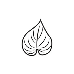 Poster - leaf logo icon