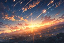 La Porte Vers L'Avenir : Le Lever Du Soleil Anime Generative AI 9