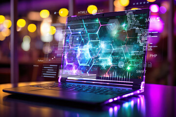 image of laptop and programming