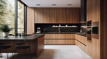 modern kitchen interior