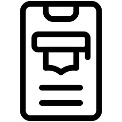 Sticker - mobile learning icon