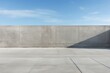 © Box Milk - Modern Concrete Wall With Clean Lines, Generative AI
