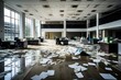 © Davivd - Economic Evacuation: An Office Space Being Cleared Out Due to the Company's Bankruptcy