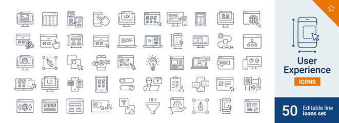 UX/UI icons Pixel perfect. Interface, design, mobile, ....