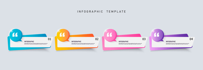 Poster - Presentation business infographic template vector.	