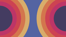 Retro Color Background Circles