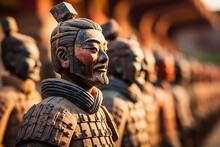 Ancient Guardians, Terracotta Soldiers Standing Tall In Chinese History