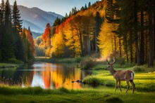 Autumn Deer Free Stock Photo - Public Domain Pictures