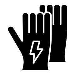 Poster - Electrician Gloves Icon