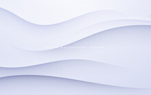 Modern Abstract Wavy Light Silver Background Smooth White Color