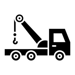 Canvas Print - Crane Turck Icon