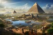 Ancient Civilizations Such as The Egyptians And Incas, Extraterrestrial Technology. Generative AI