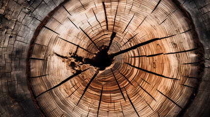 wood texture, natural background from tree rings. generative AI