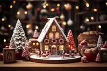 Christmas Gingerbread House Ornament.