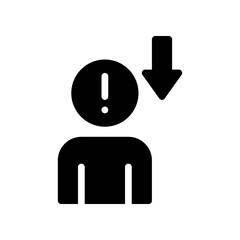 human error glyph icon