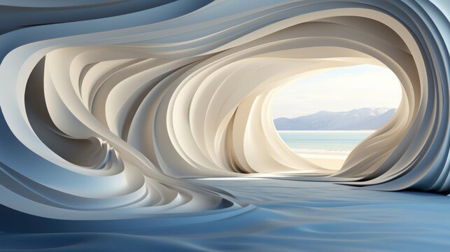fluidic fantasia: mesmerizing aquatic artwork showcasing captivating motion, rippling waves, and soo