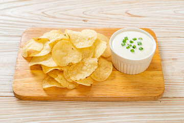 Sticker - potato chips with sour cream