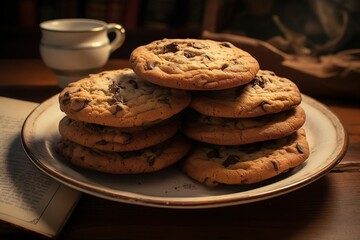 Wall Mural - Different view of cookies