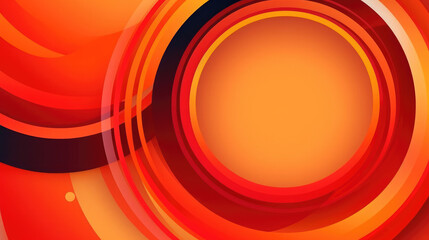 Canvas Print - abstract orange background