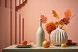 Decoración aesthetic minimalista de thanksgiving