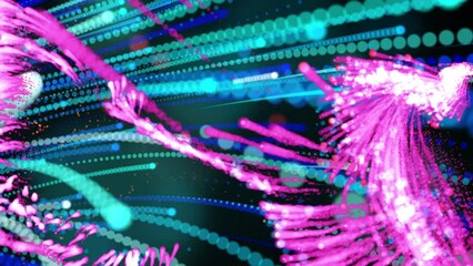 Wall Mural - abstract space illusions. sleepy night fantasies. galactic aurora close-up. satellite imagery. 3d. 4