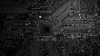 Circuit board. Motherboard digital chip. Tech science background.Created with Generative AI technology.