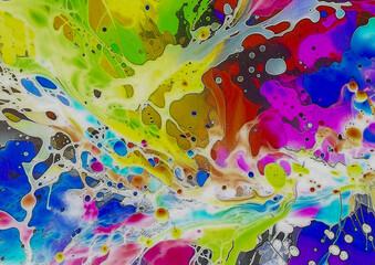 Wall Mural - abstract colorful background