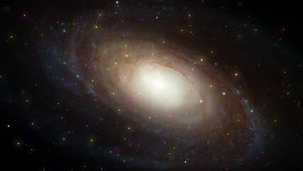 Wall Mural - Spiral Galaxy Animated Background