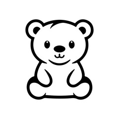 bear illustration vector logo
