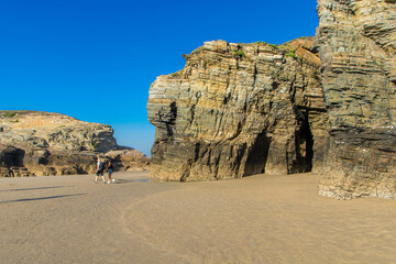 Wall Mural - cathedral beach in Galicia, Spain