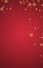 Gray Snowflake Vector Red Background. Abstract