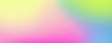 Abstract Gradient Background Pink Green Yellow Magenta Vibrant Grainy Texture Website Header Poster Banner Abstract Design