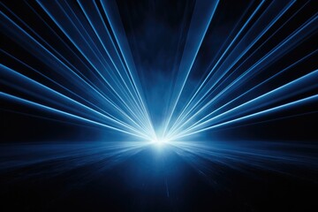 Wall Mural - Abstract Lens flare light effects on black black background for design. Generative AI