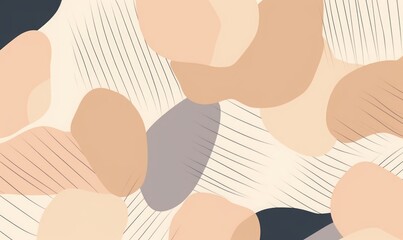 Minimalist elegant abstract trendy pattern. Fashionable template for design, Generative AI