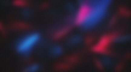 Wall Mural - purple pink blue abstract gradient on black background, grainy texture website header design, blurre