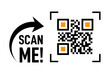 © Muttaki - Scan me qr code on transparent background