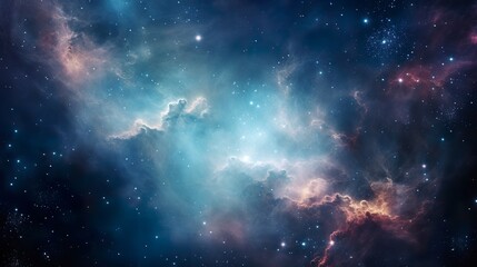 milky way galaxy with star and space dust in the universe and deep planet night sky background