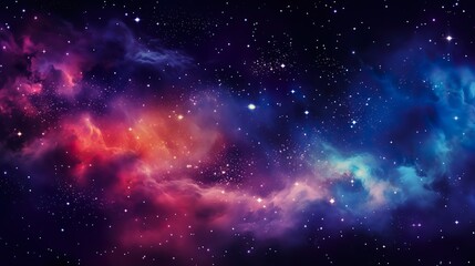 Wall Mural - Milky way galaxy with star and space dust in the universe and deep planet night sky background
