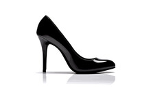 Elegant High Heel Shoe Or Stiletto. Vector Illustration Design.